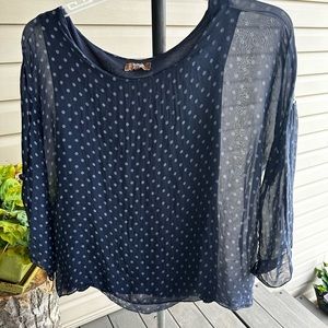 Carla Conti 100% silk blouse